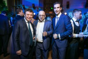Павел Теплухин (Deutsche Bank), Михаил Бройтман («Варданян, Бройтман и партнеры») и Томас Перини (IWC)